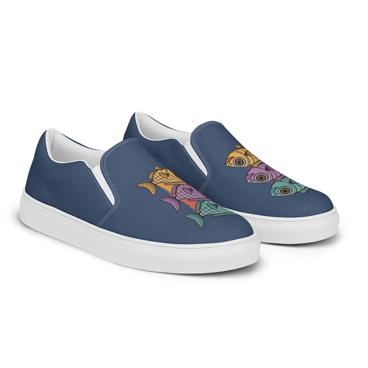Kaleidoscope Fish Slip-Ons product image (2)