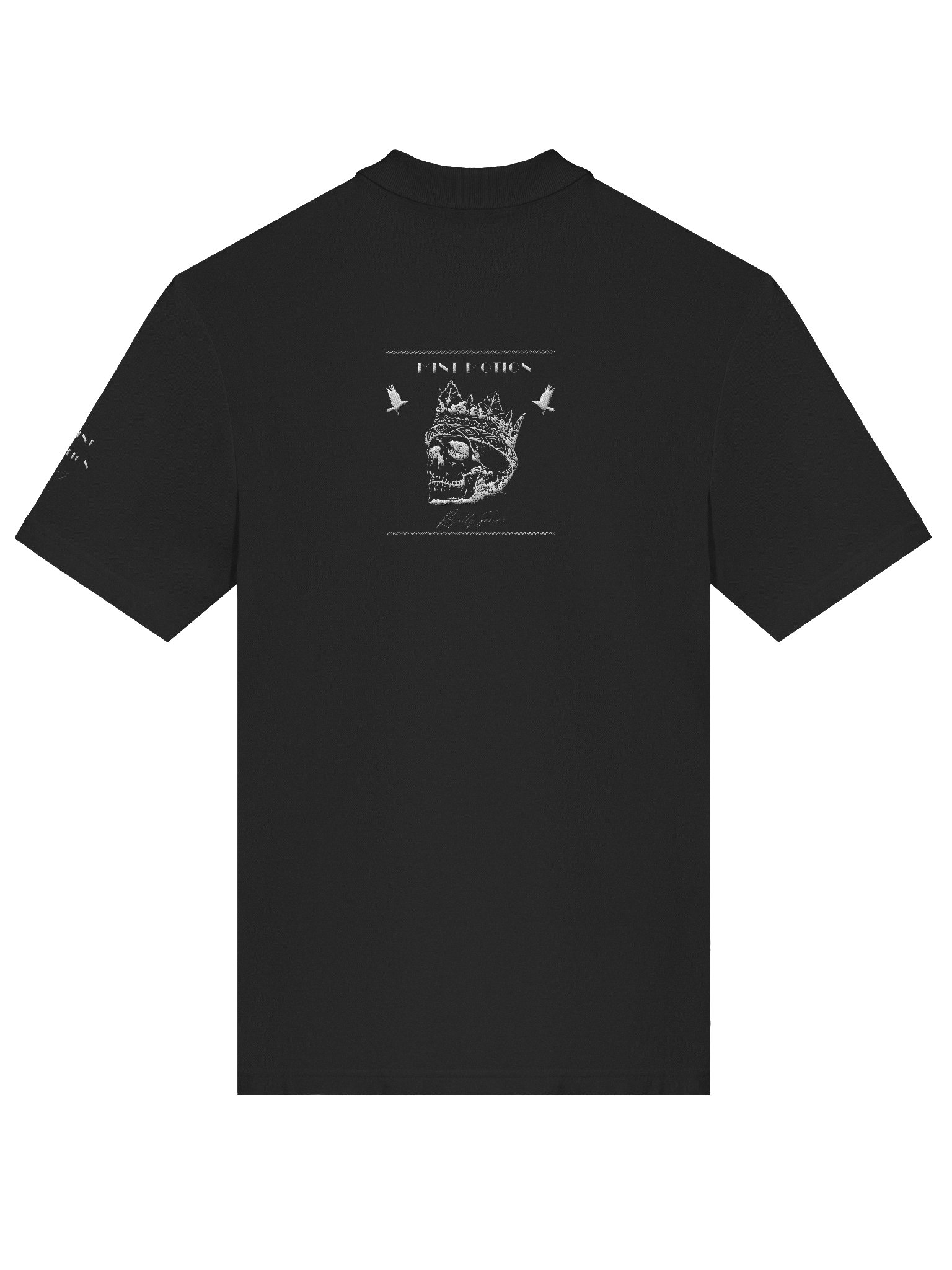 Royalty Series White Print Premium Polo Shirt product image (7)