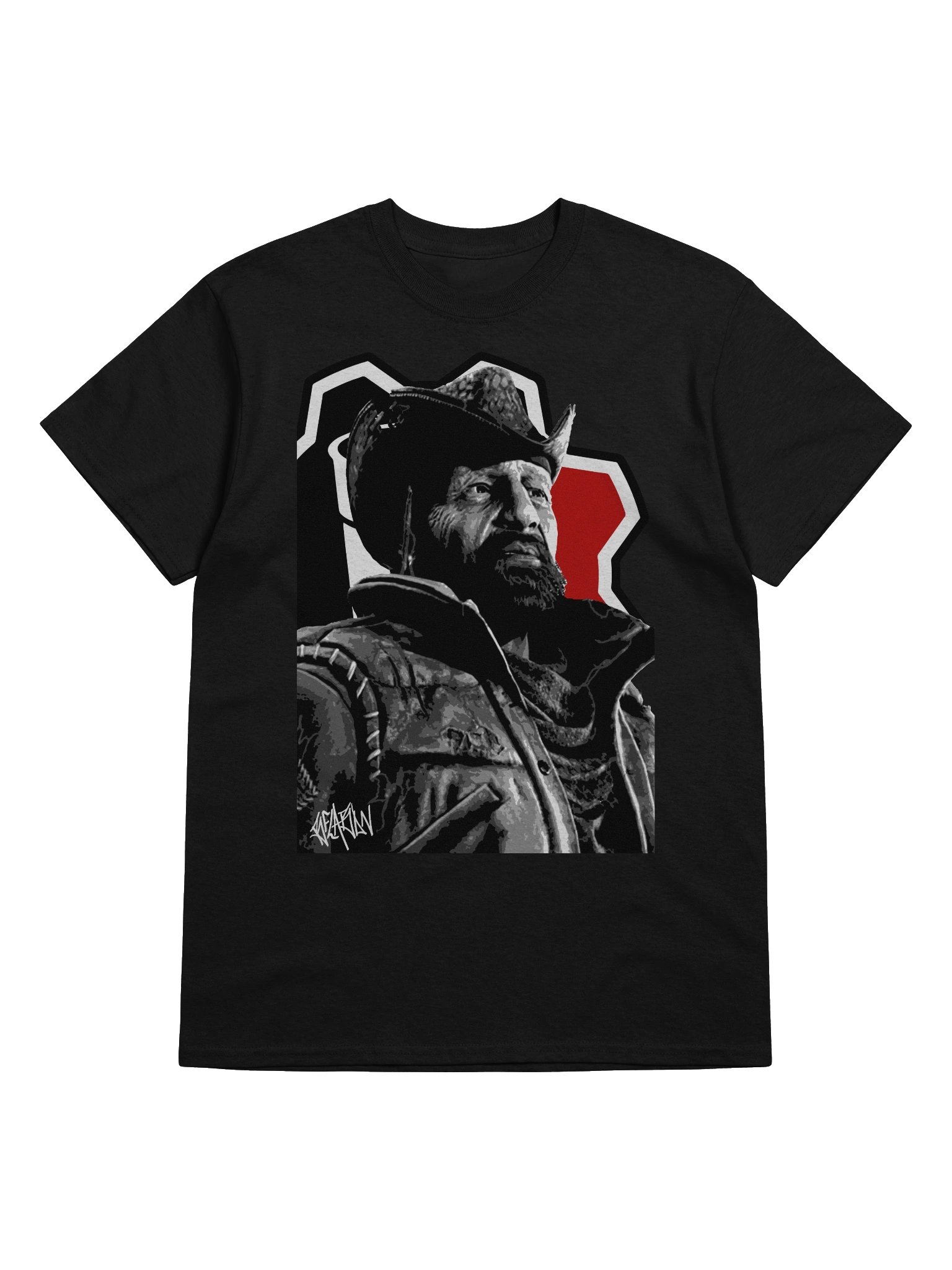 Dizzy painting tee (BLACK) product image (5)