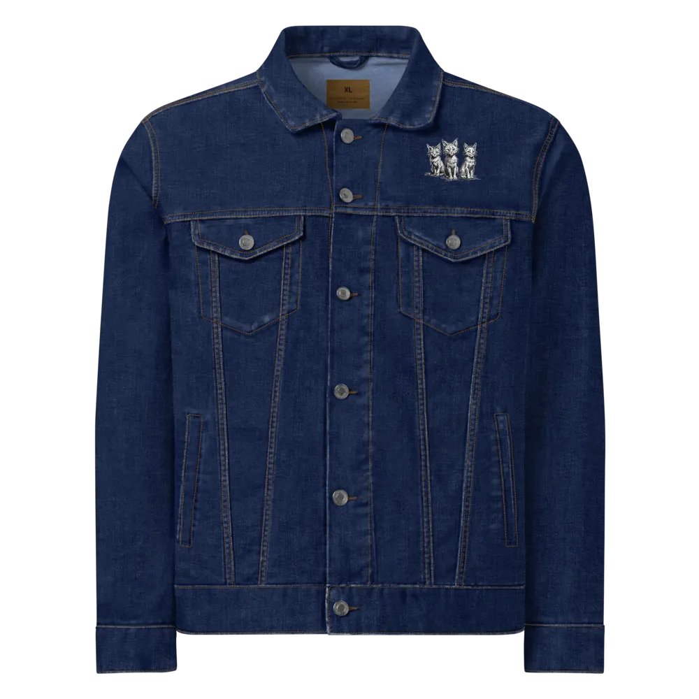 Wild and Free Collection Embroidered Denim Jacket product image (1)