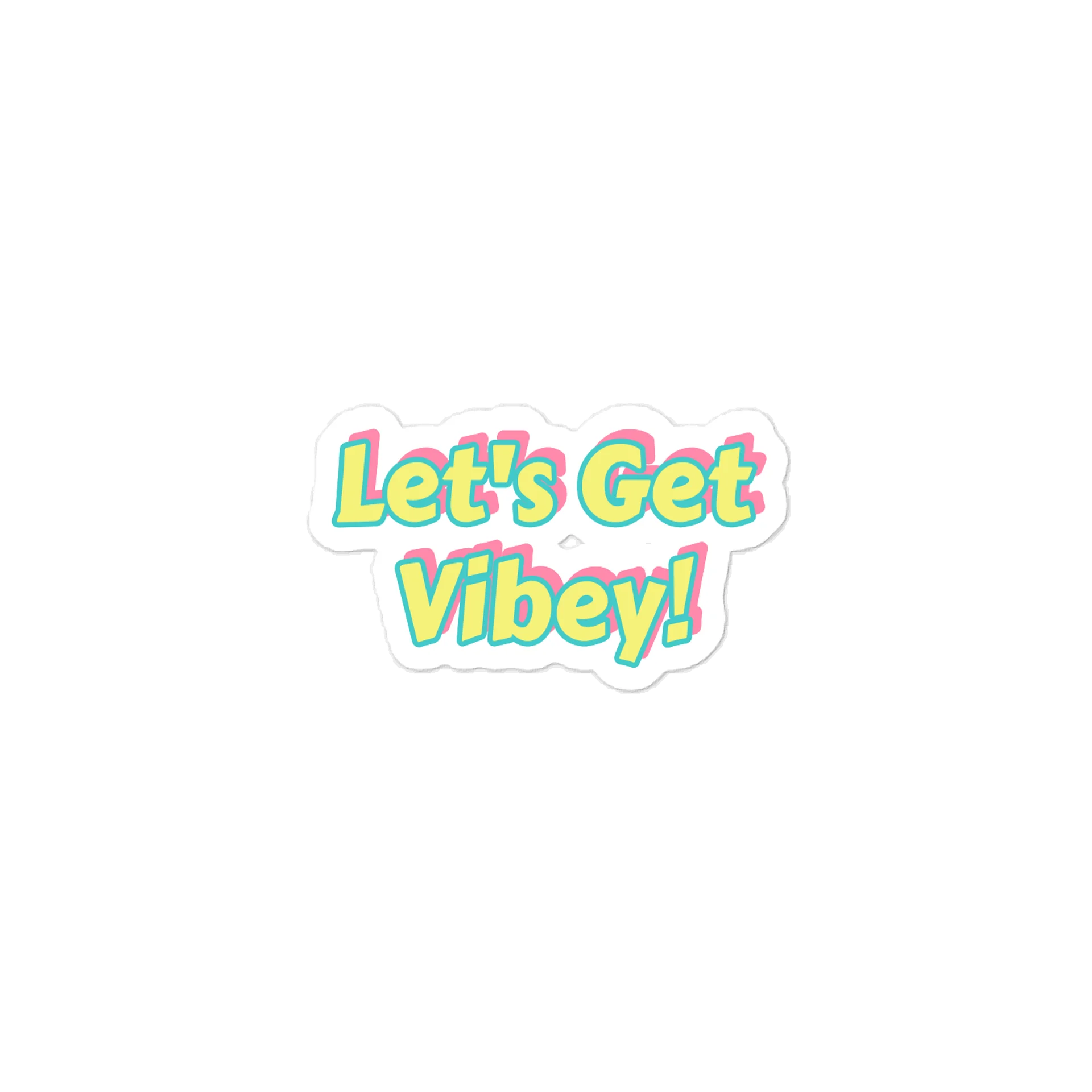Let's Get Vibey Sticker product image (1)