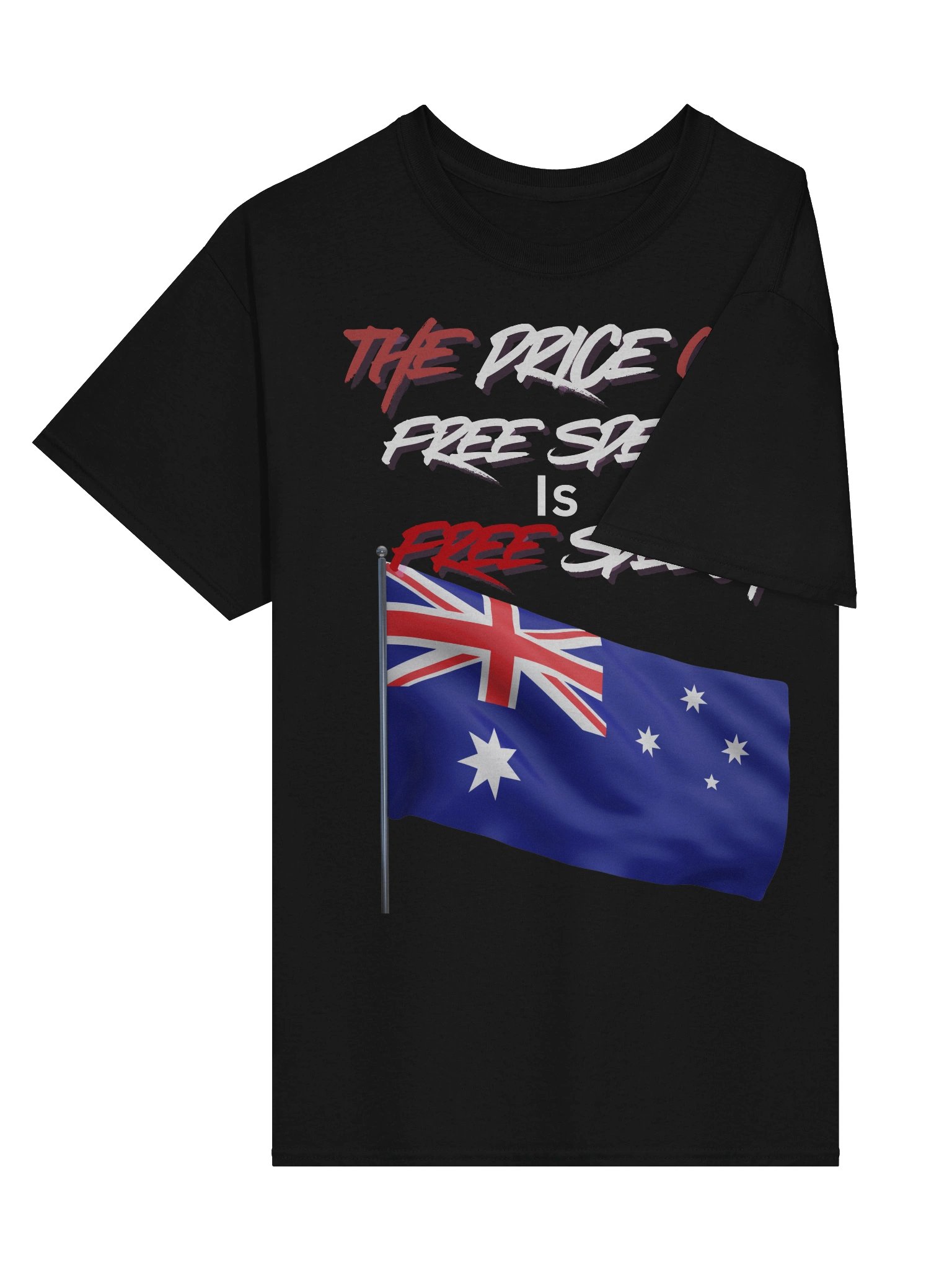 Australian Flag Free Speech Tee product image (4)