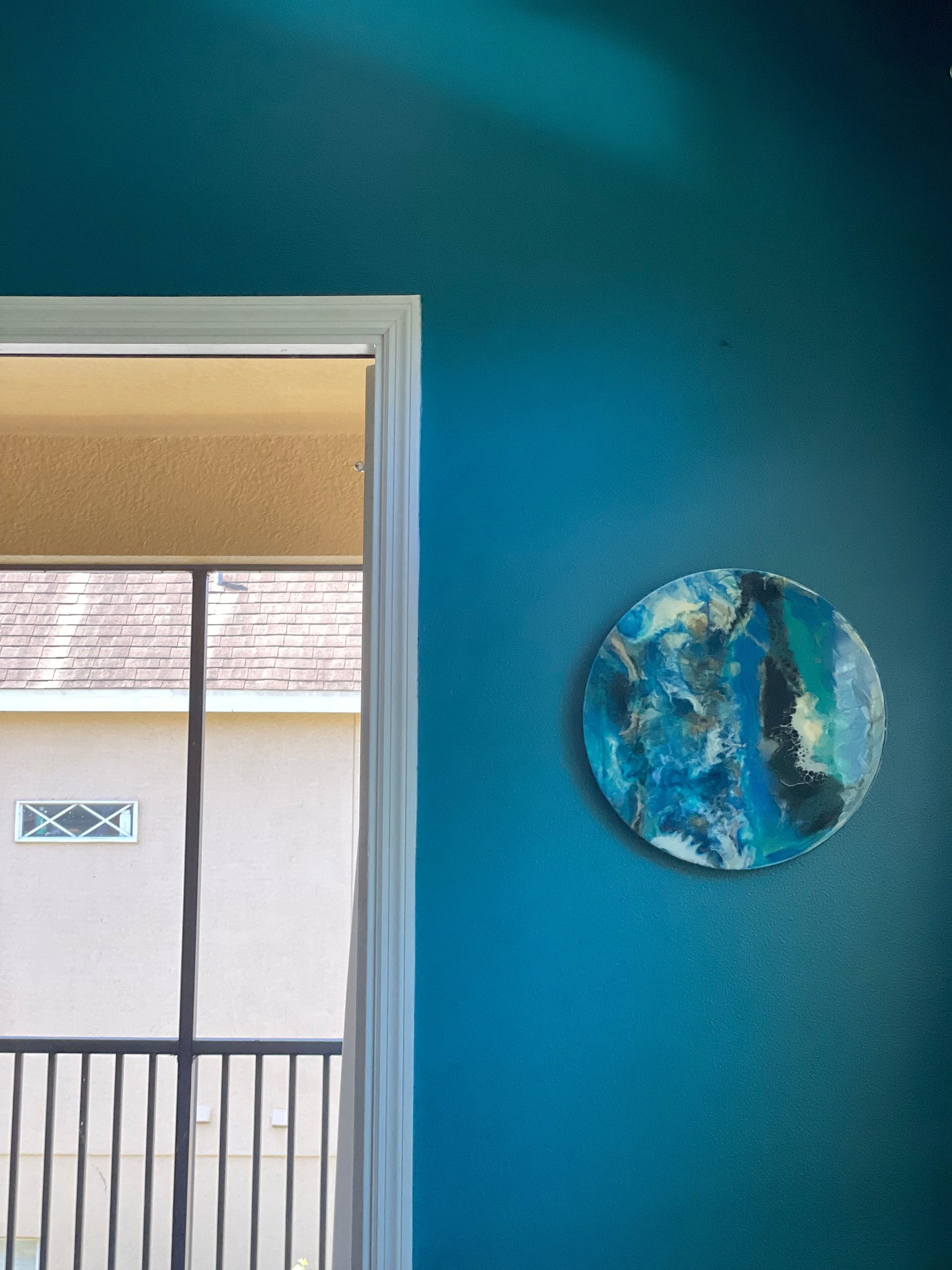 Earth's Ocean Inspired | Wall Art | Wall Decor | Resin-Wood product image (7)