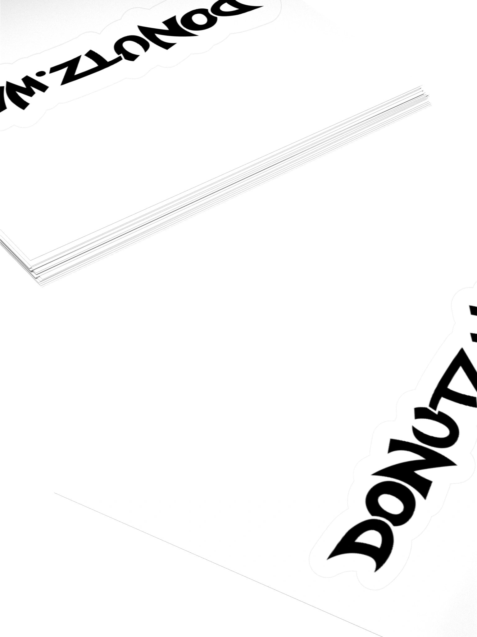 DONUTZ.wav Night Vandal Sticker product image (4)