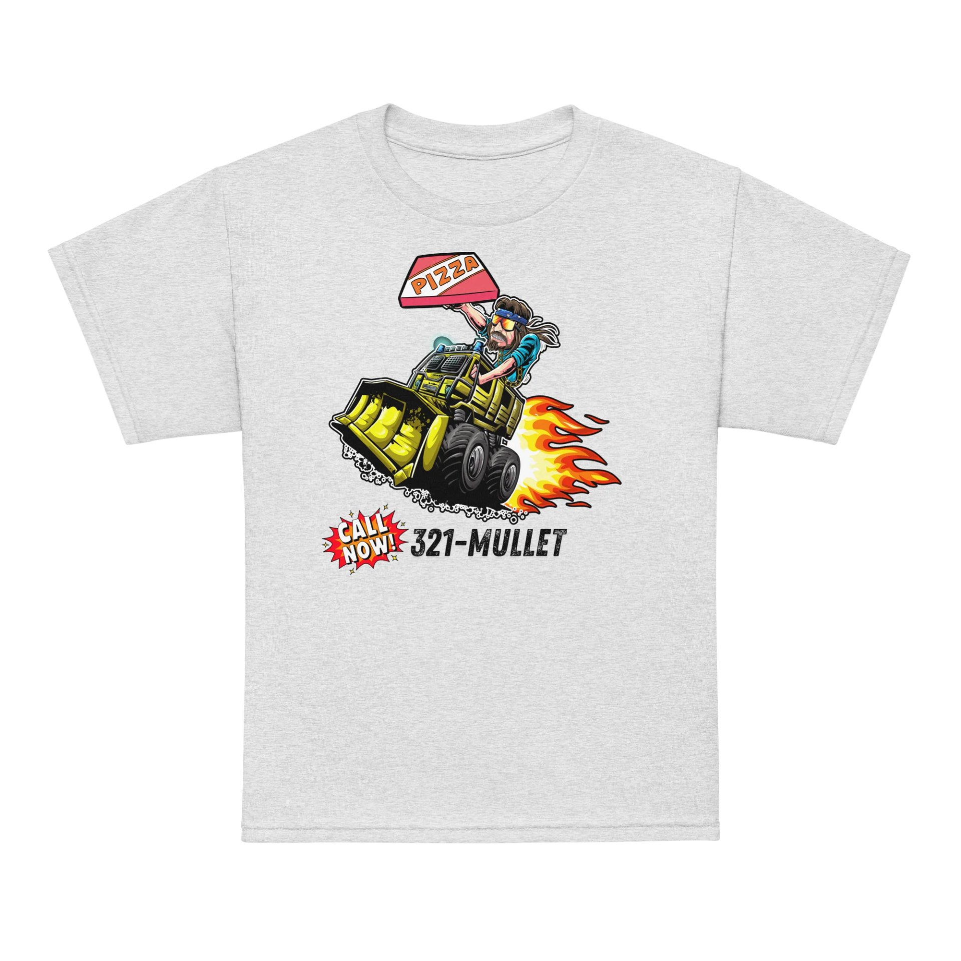 Gildan Youth Sports Tee : MULLETS MONSTER PIZZA product image (36)