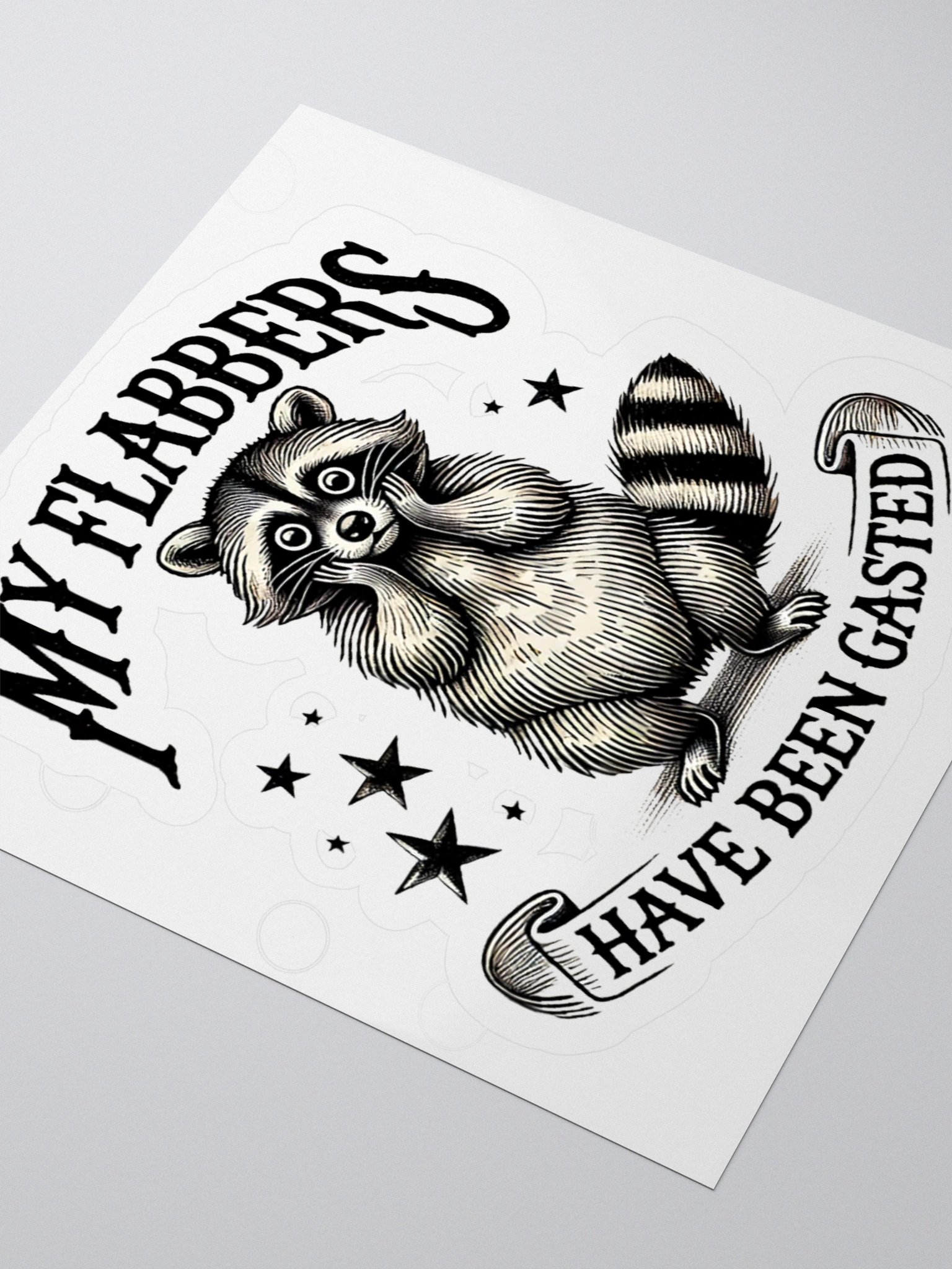 My Flabbers Have Been Gasted Sticker product image (3)