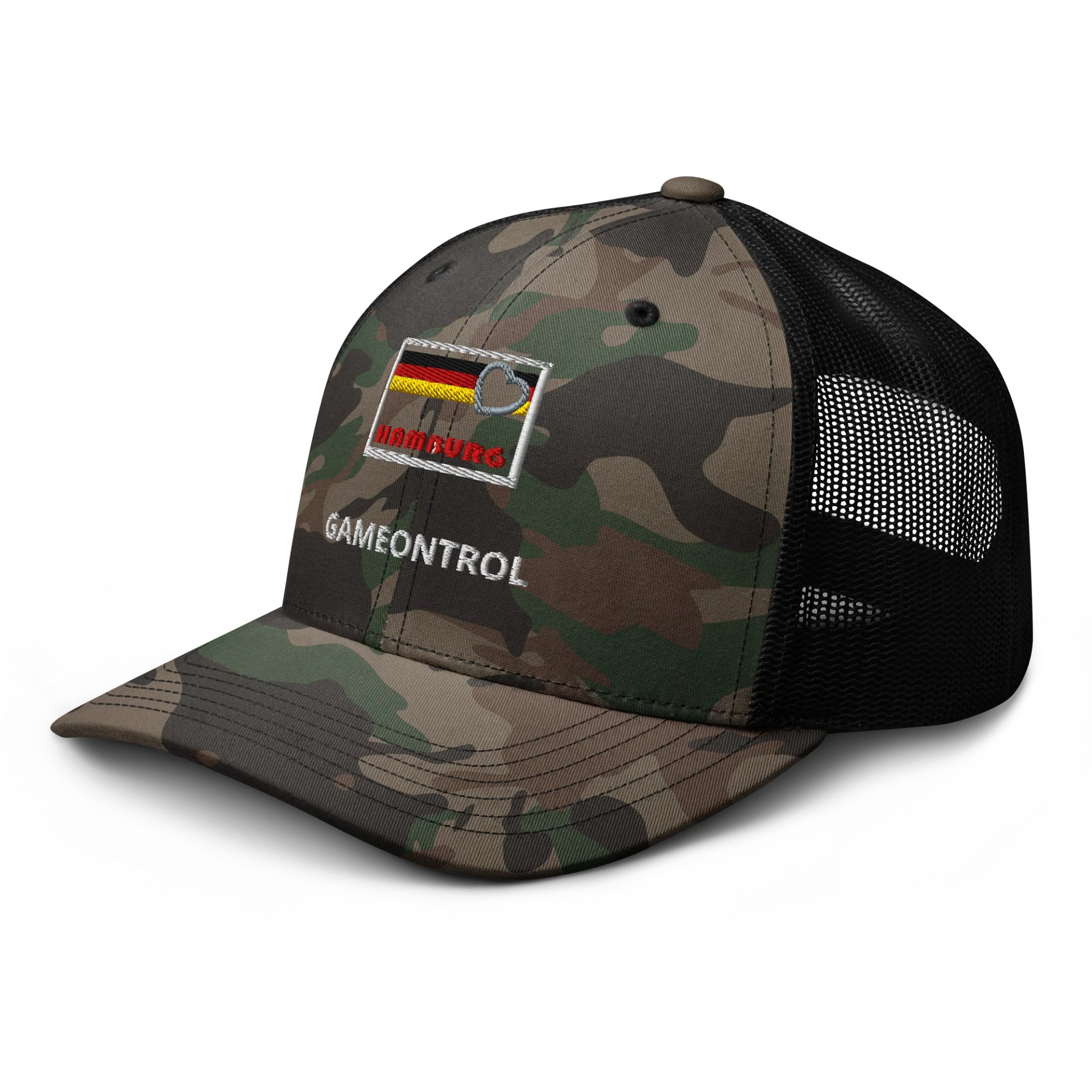 Stealth Camo Trucker Hat product image (6)