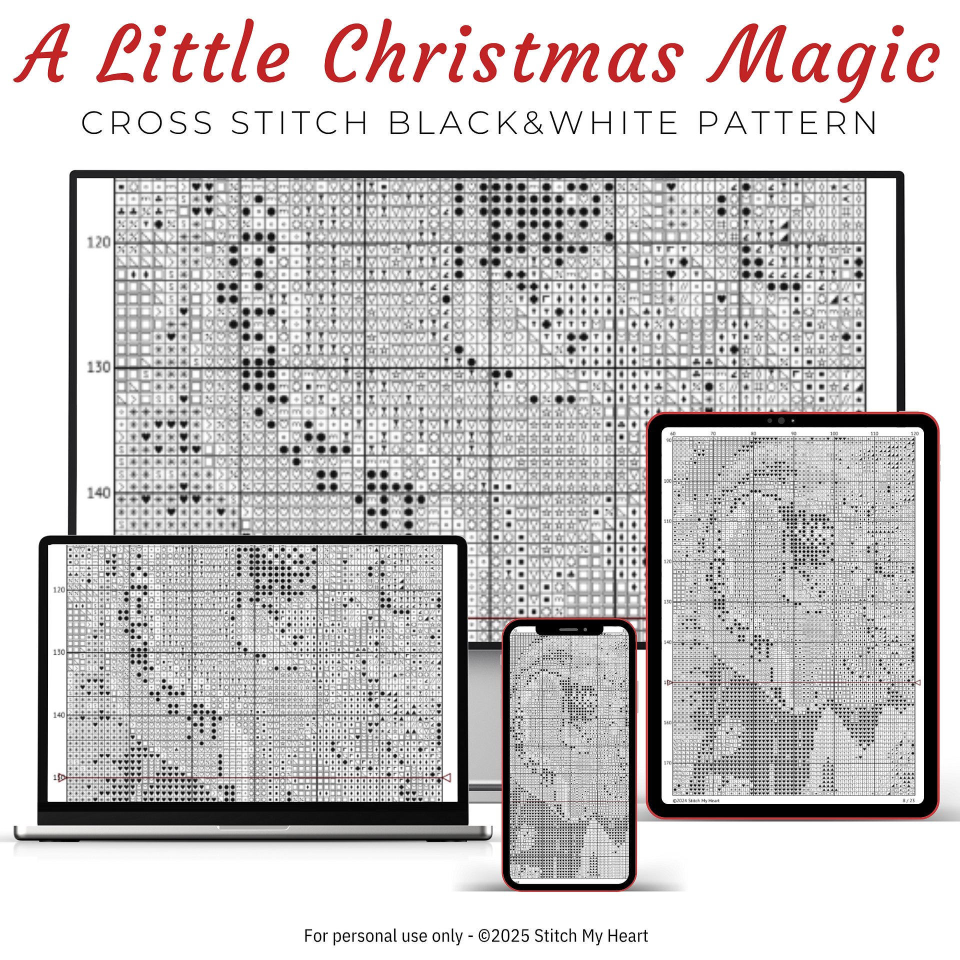 Little Christmas By The Window Cross Stitch Pattern product image (4)