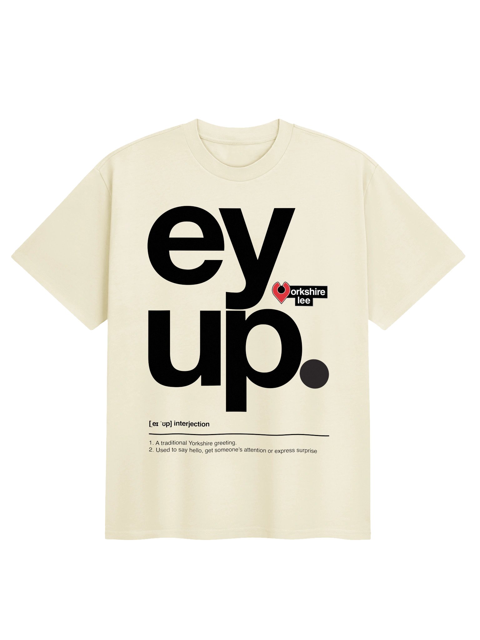 Ey Up heavyweight boxy t-shirt product image (1)