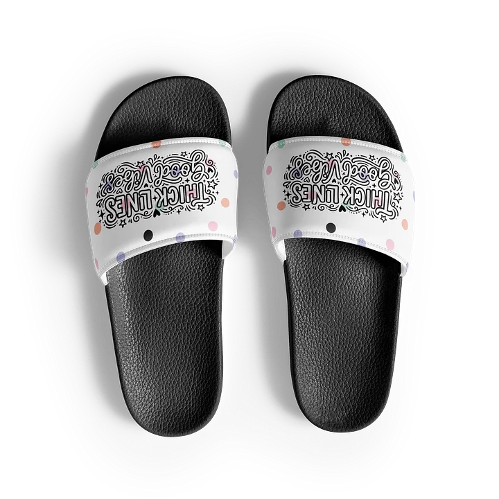 Good Vibes Polka Dot Men's Slides product image (1)