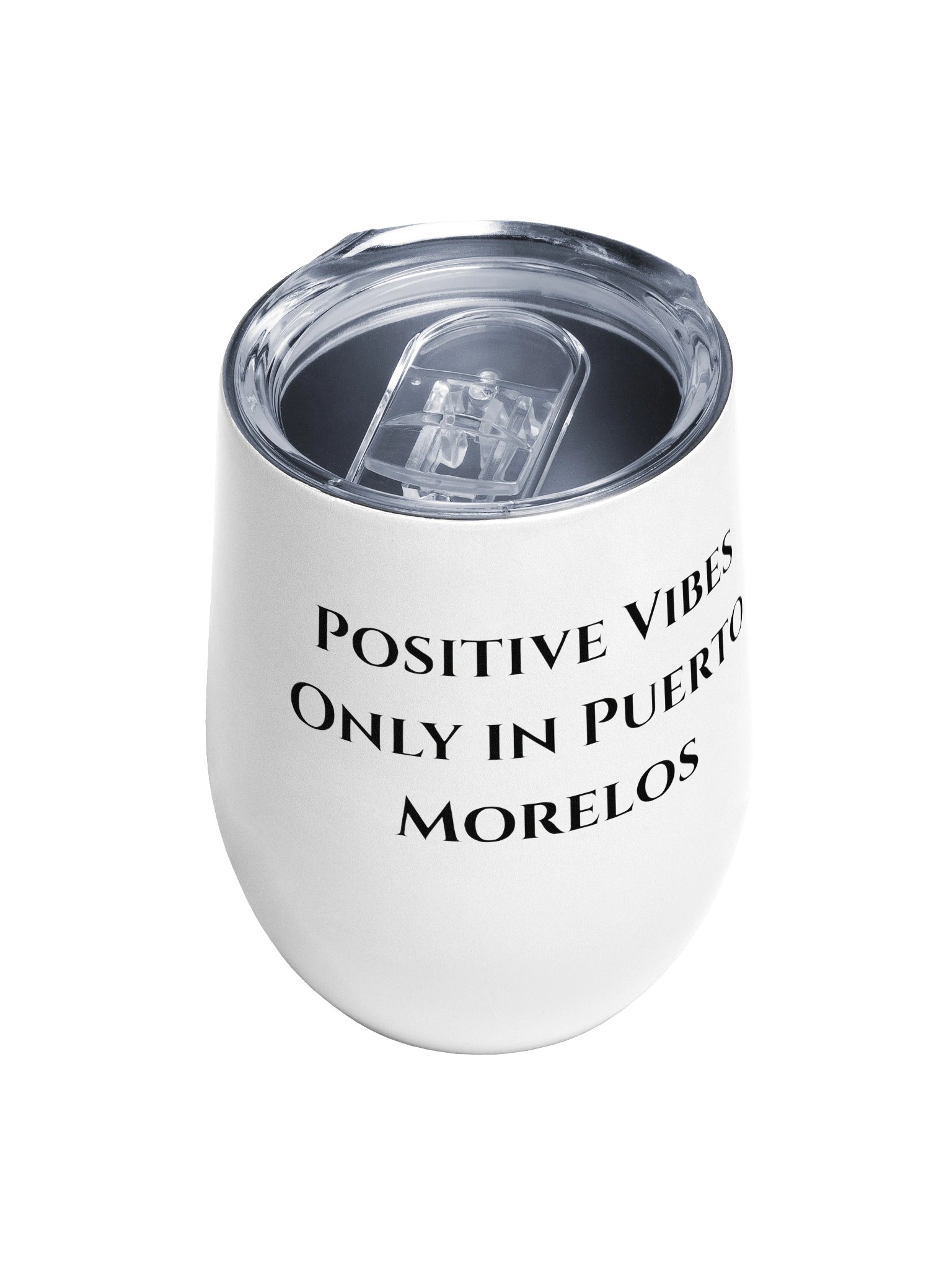 Positive Vibes Only in Puerto Morelos Wine Tumbler product image (4)