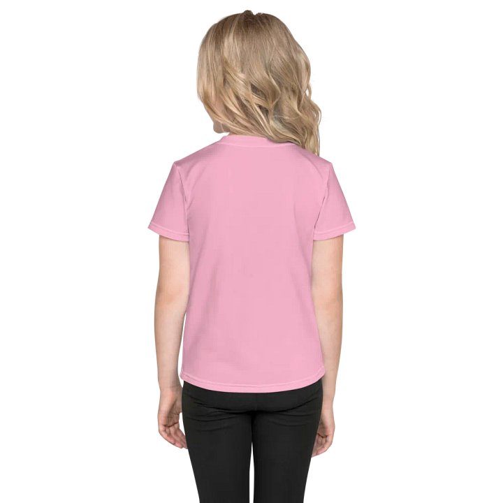 Kids T-Shirt | Pink with White Logo product image (2)