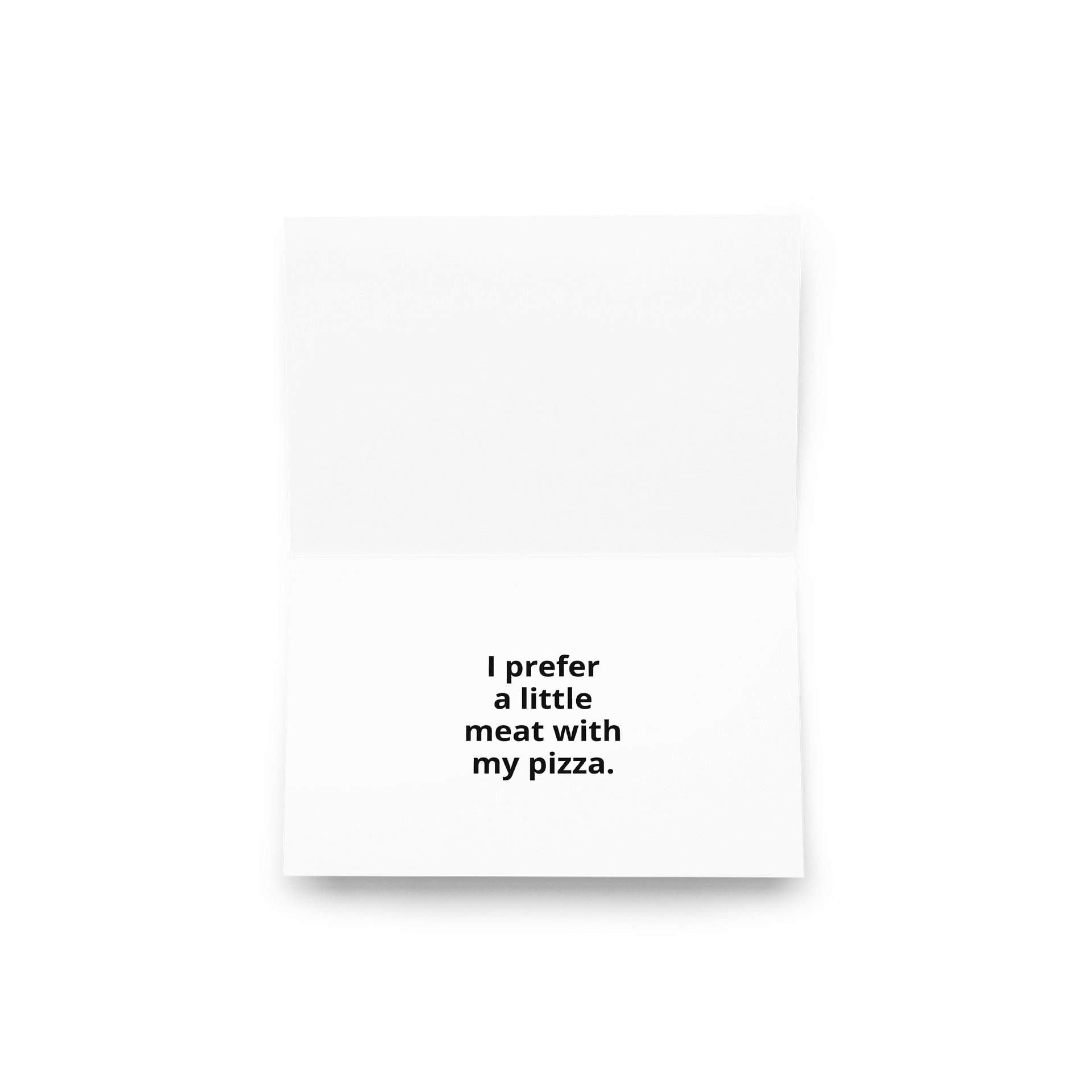 Pizza Pick Up Line Card: Veggie product image (3)