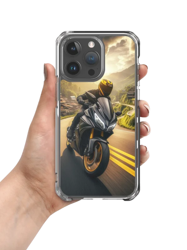 Sleek Rider iPhone® MagSafe® Clear Case | Ai Design product image (1)