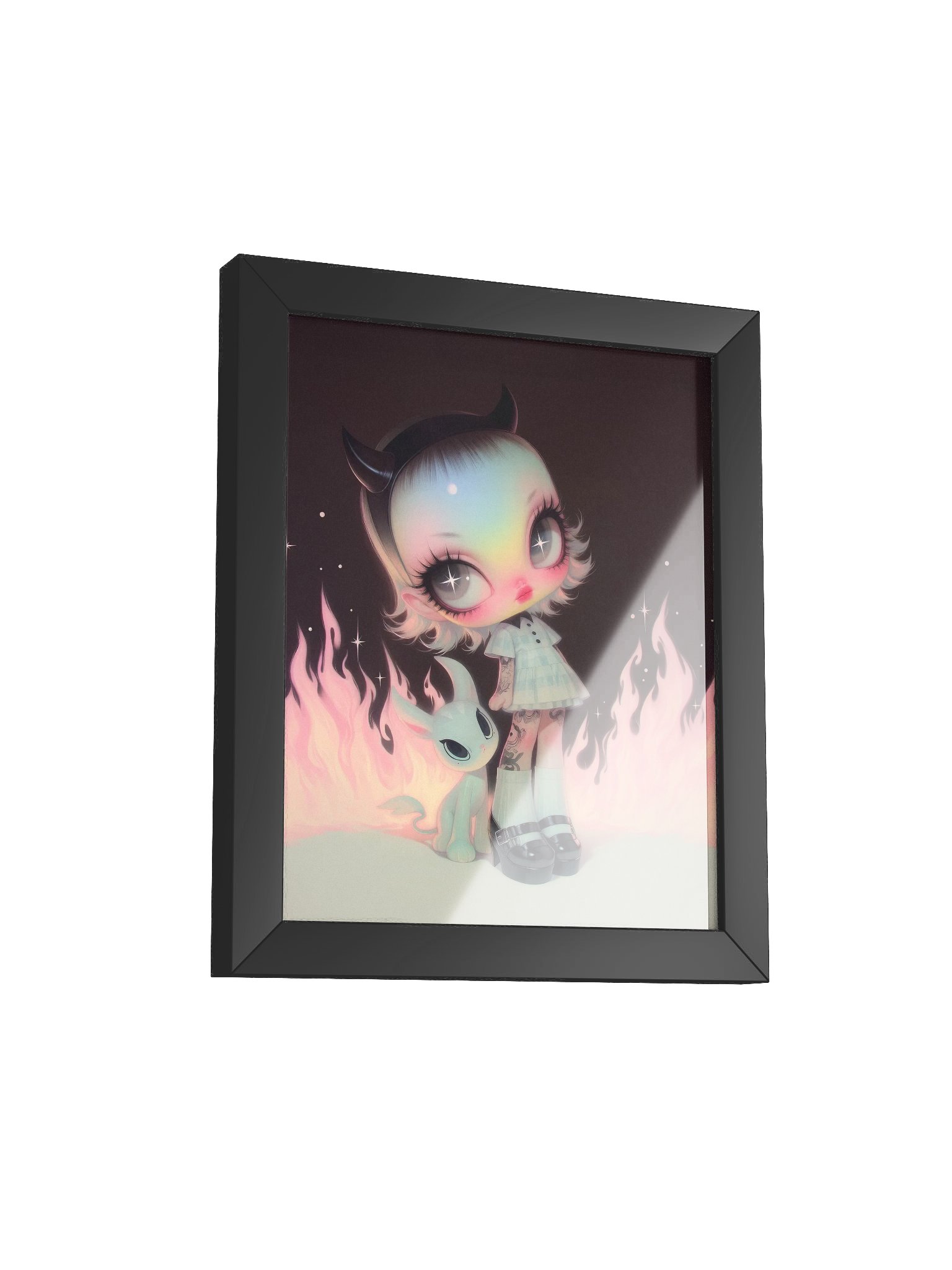 Still, I Burn Framed Print product image (2)