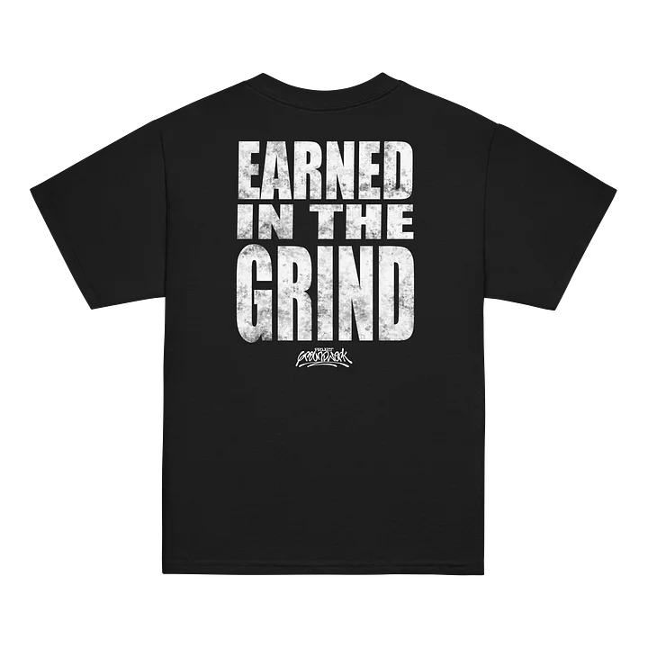 Earned In The Grind Youth Classic (Front/Back) Black Tee product image (1)