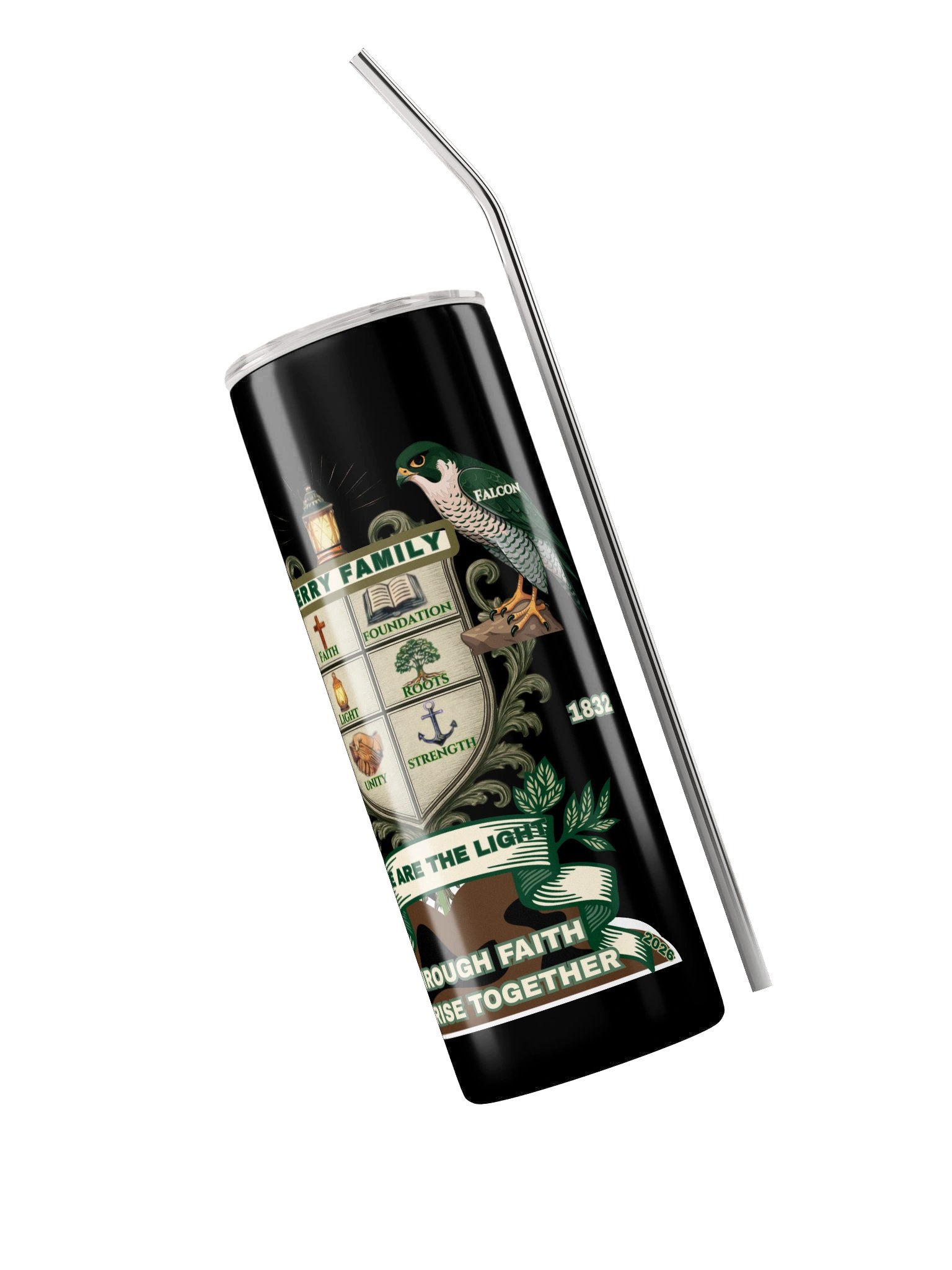 Perry Family Reunion 2026 Crest Tumbler – Legacy Edition product image (3)