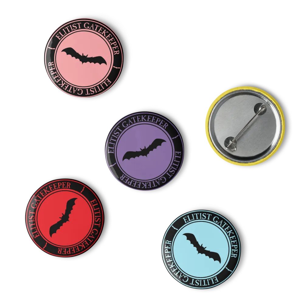 Elitist Gatekeeper Pins Colors (set of 5) product image (4)