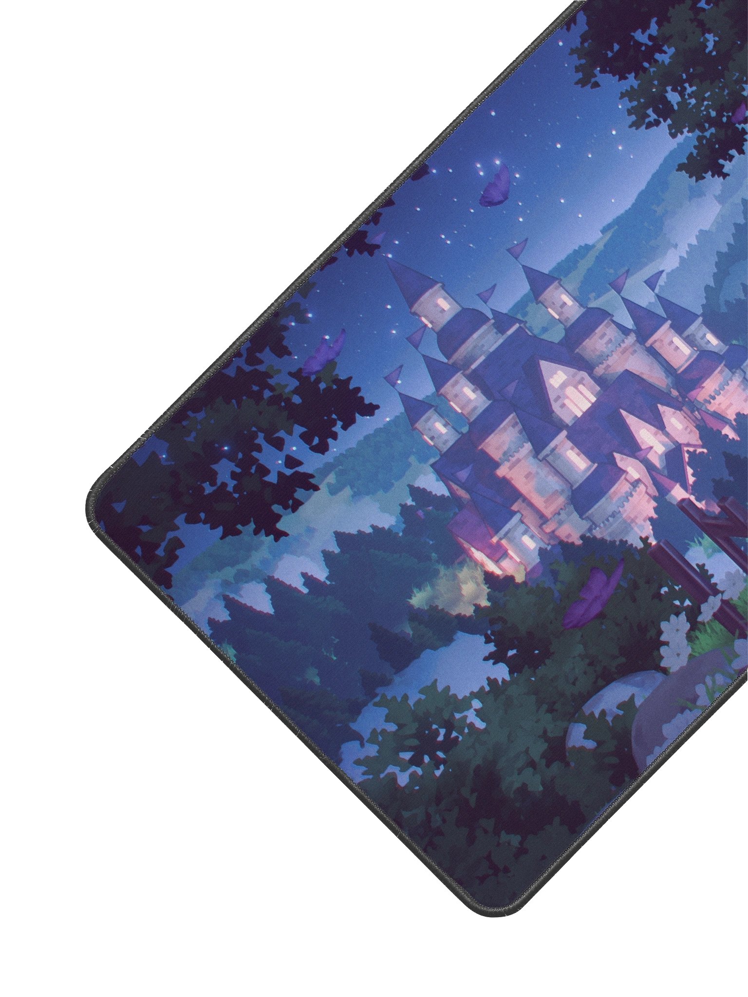 Evening Ros Castle Desk Mat 12" x 22" product image (1)