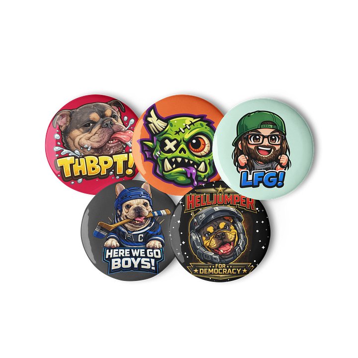 Straightedge Monster Random Button Pack product image (3)
