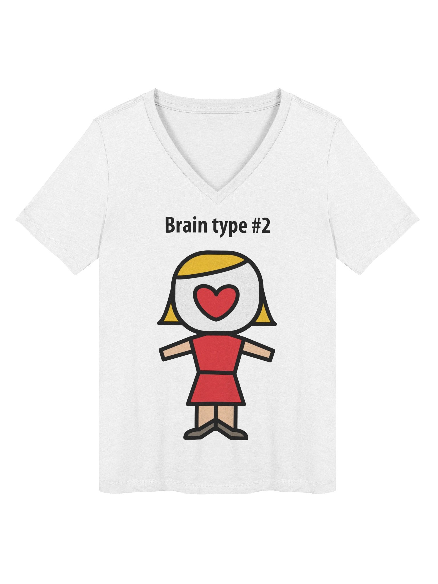 Women's t-shirt for brain type #2 product image (1)