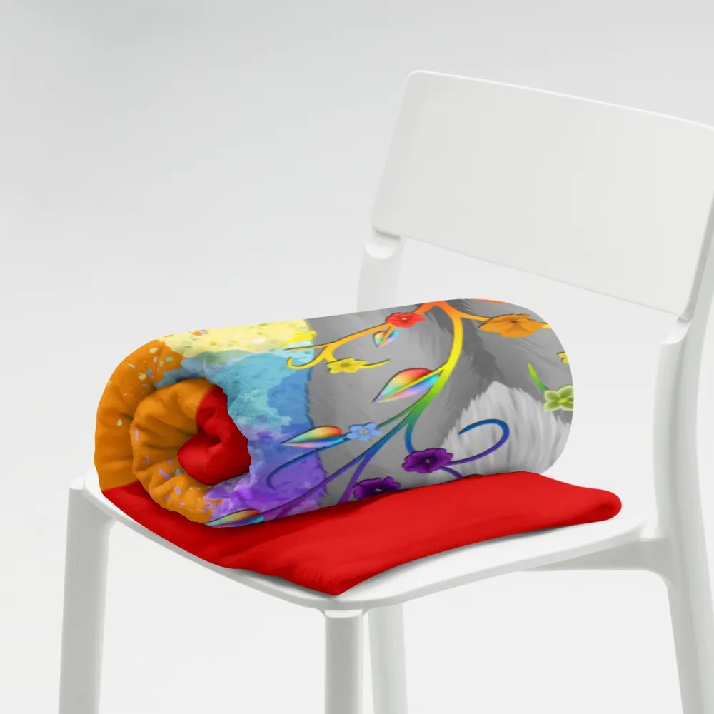 Rainbow Pride Fox Blanket (2023) product image (7)