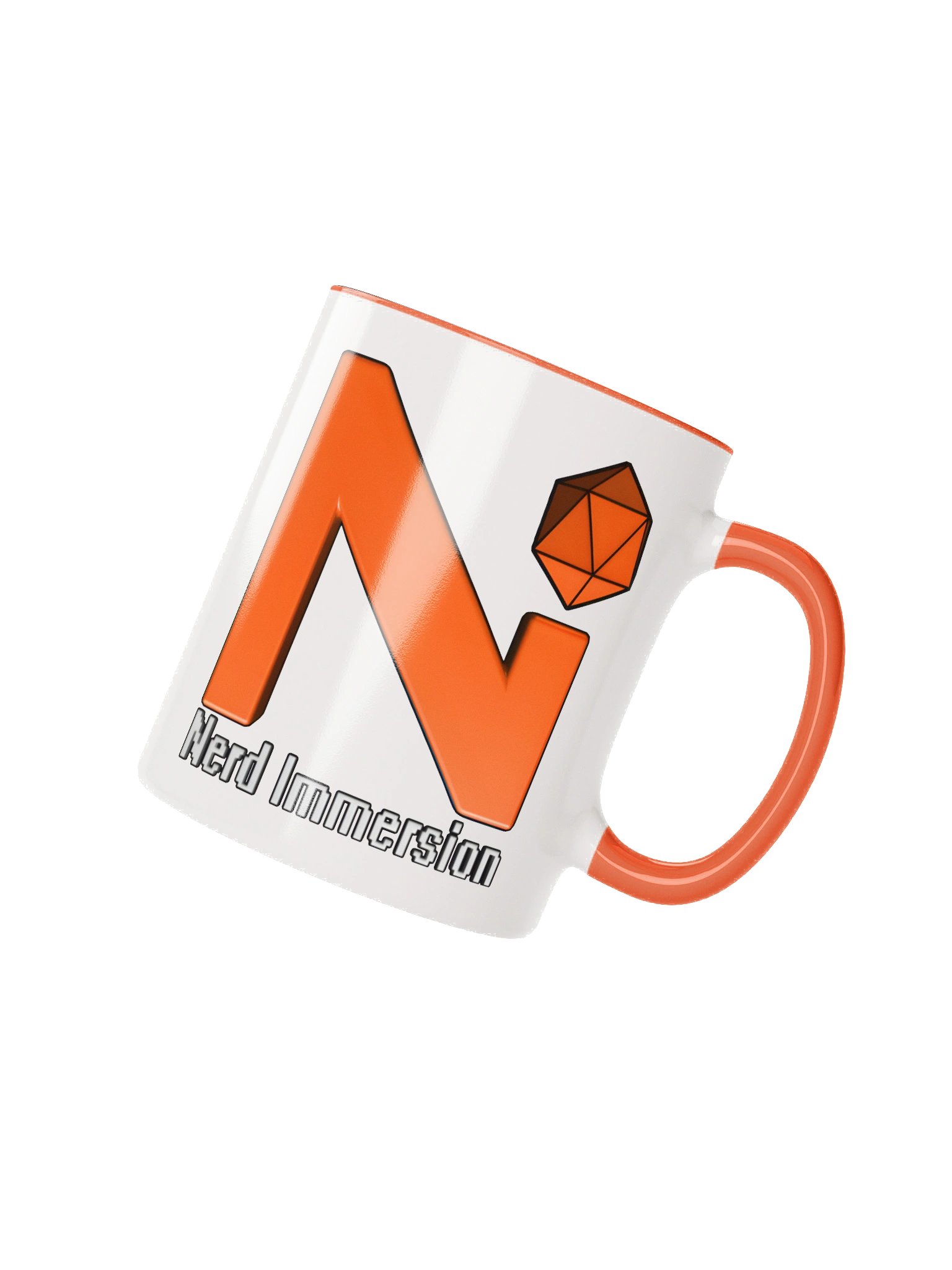 Nerd Immersion Coffee Mug (Orange) product image (2)