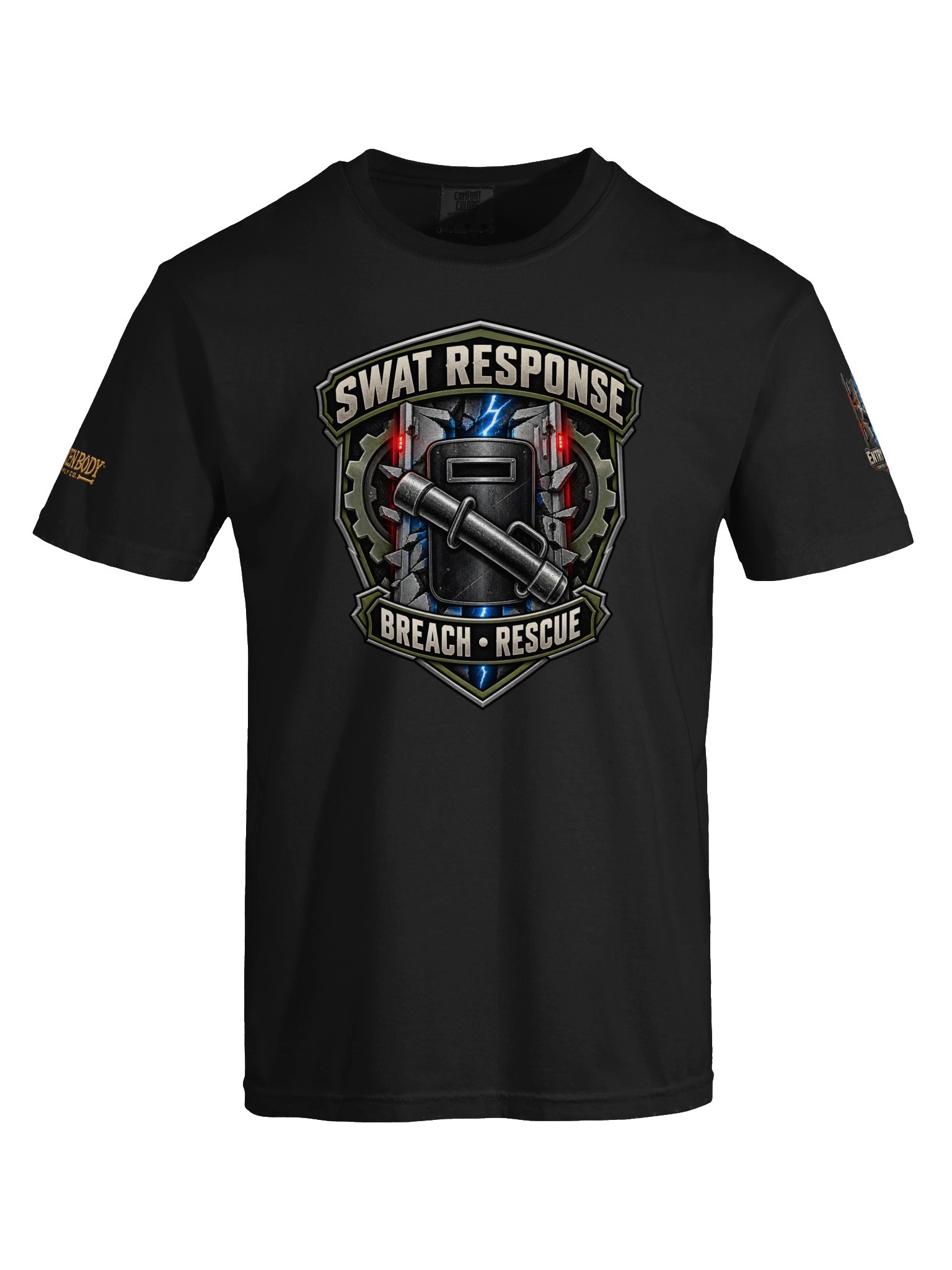 SWAT Shirt — Tactical Response “Control the Chaos” Front & Back Tee | Flat Out Broken™ product image (11)