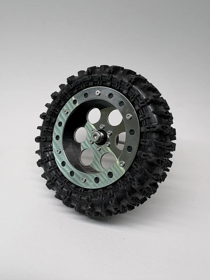 1.8" v2 Floater Wheels - "Swiss" wheel face with "Cheddar" floater product image (2)