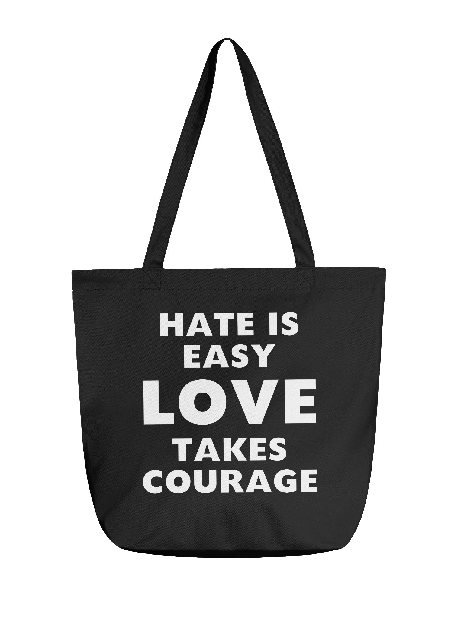 Hate Love Courage Tote Bag product image (1)