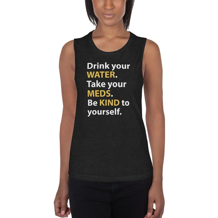 Water, Meds & Kindness (Yellow) product image (1)