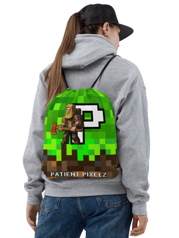 Patient PixelZ P Logo Drawstring Bag (PixelZ My Craft) product image (2)