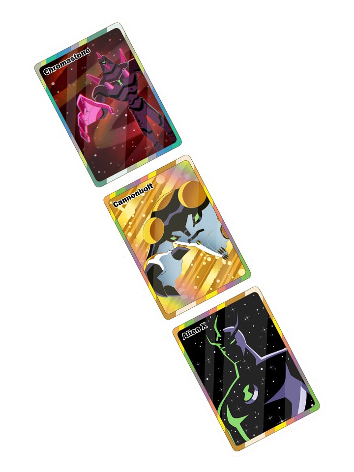 Ben 10 Trading Card Style Sticker Pack product image (2)
