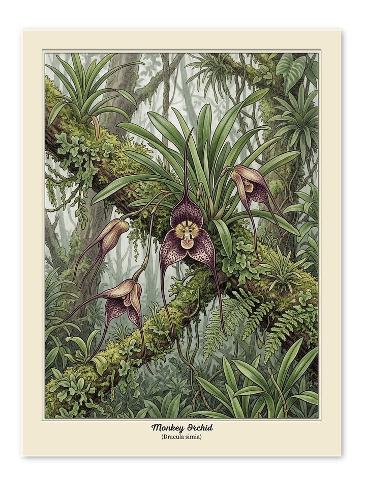 Monkey Orchid Poster product image (1)