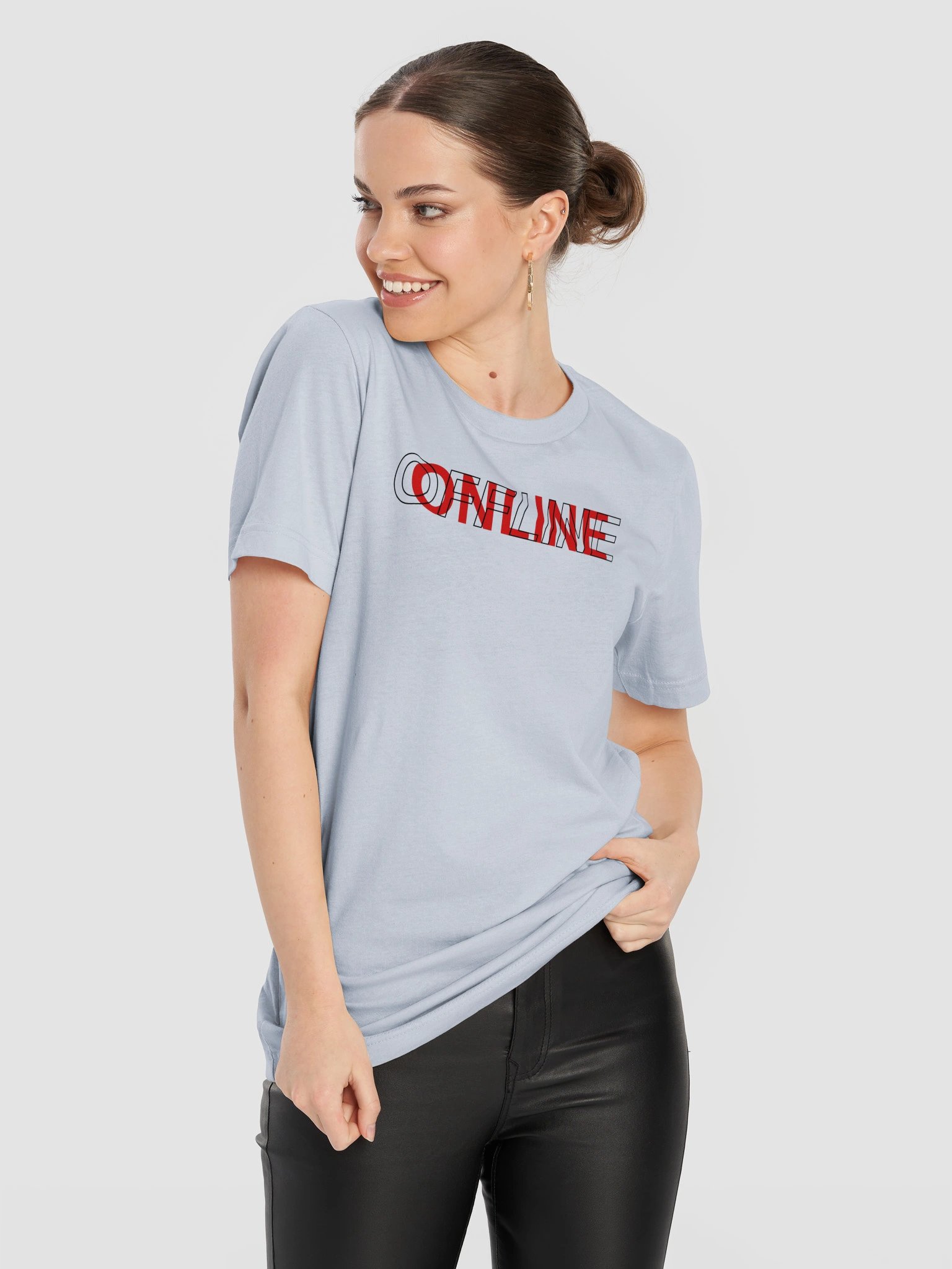 ONLINE Red Graphic Tee product image (26)