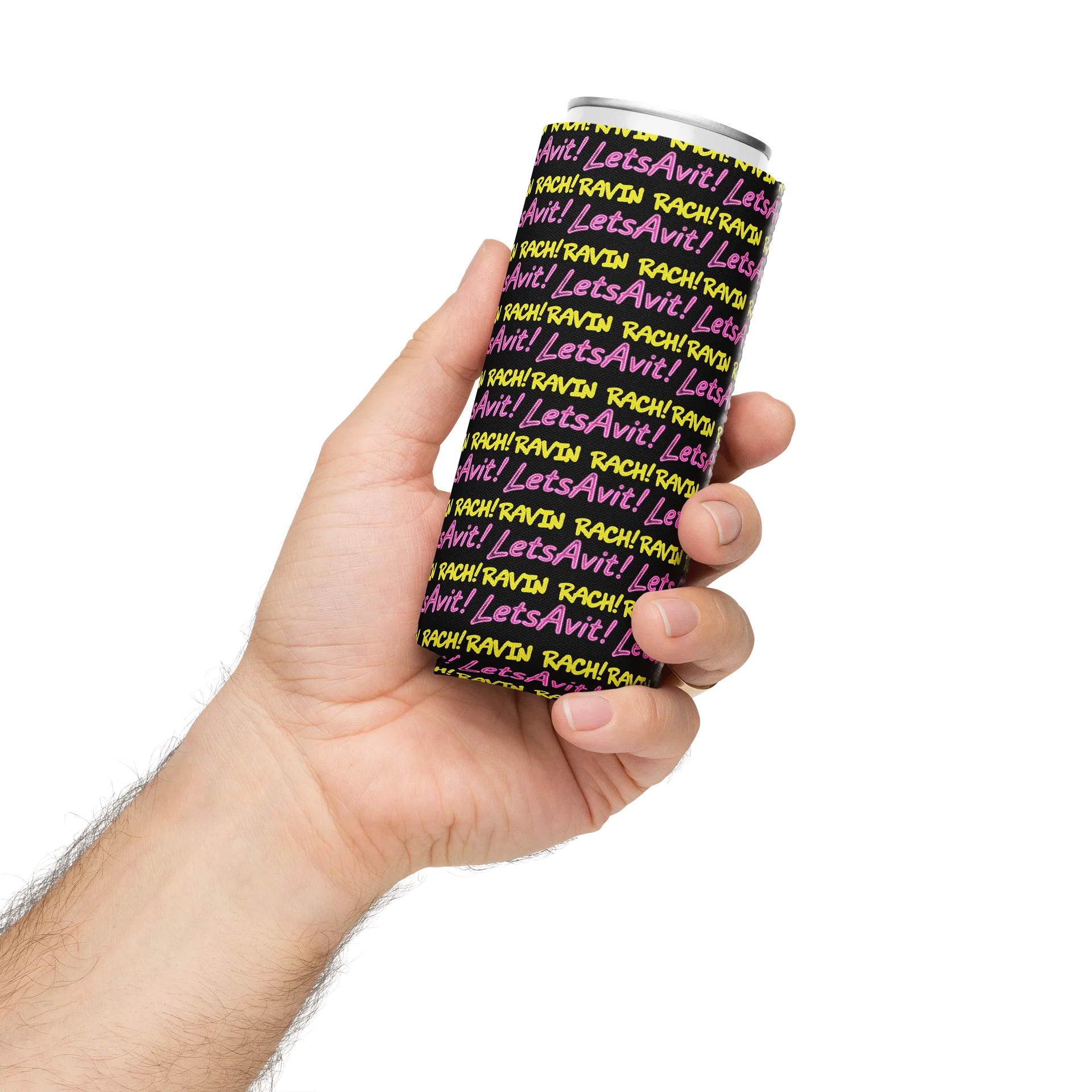 RACH!RAVIN LetsAvit! Can Cooler pink product image (7)