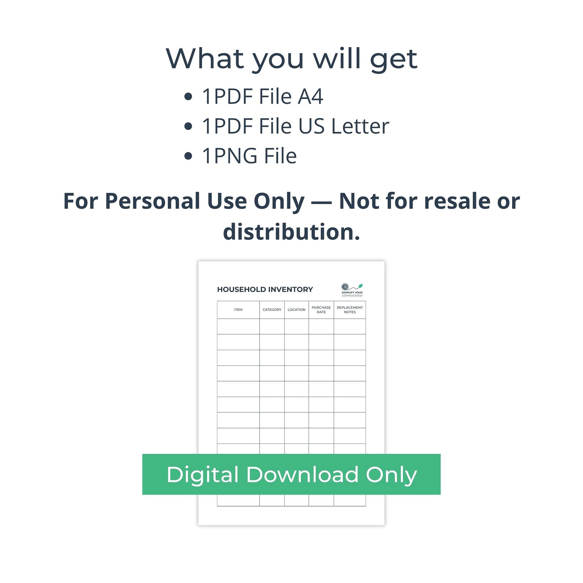 Household Inventory Tracker product image (4)