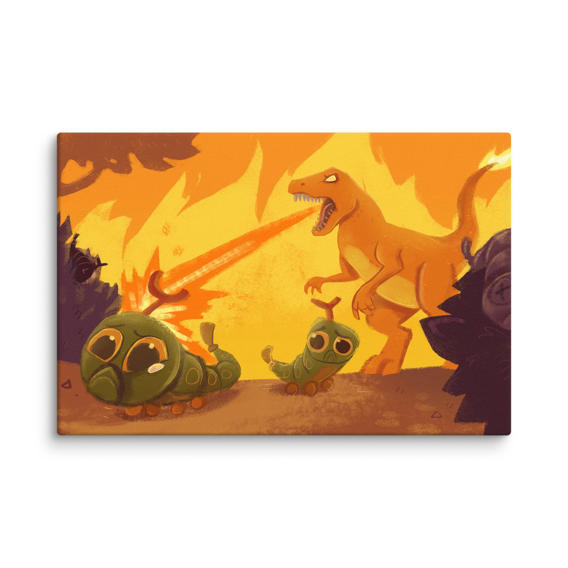 "Lizard's Destruction" - Canvas Print product image (1)