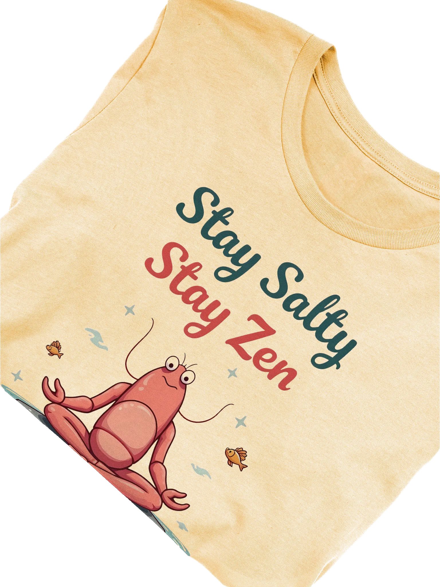 Stay Salty, Stay Zen | Chill Meditating Lobster T-Shirt product image (6)