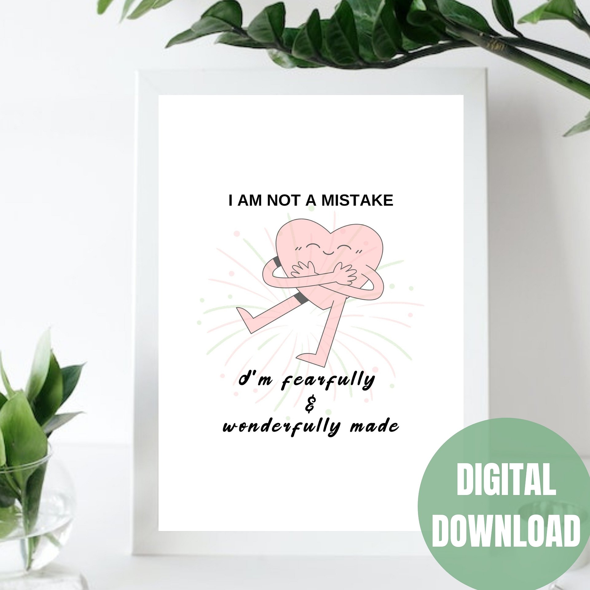 I Am Not A Mistake Printable Wall Art product image (2)
