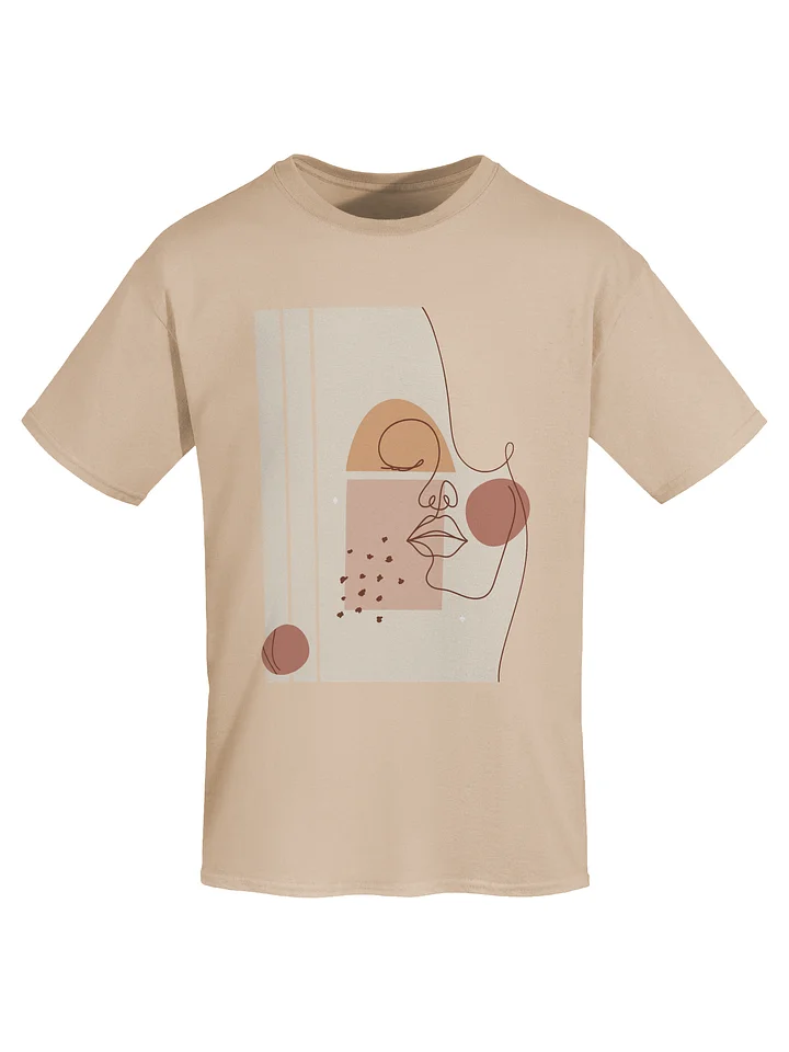 Abstract Face Minimalist T-Shirt product image (1)