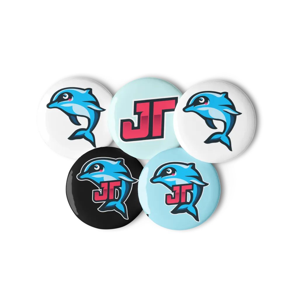 JT Dolphin Pin Button Set product image (11)