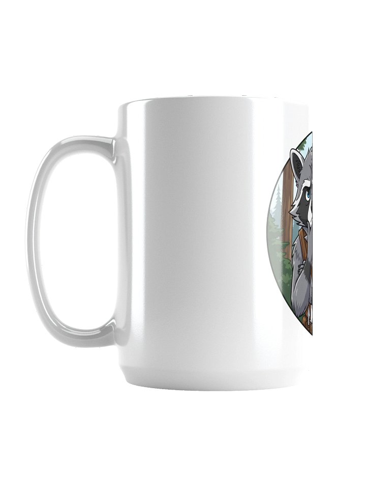 Thoughtful Raccoon Processing Mug product image (1)