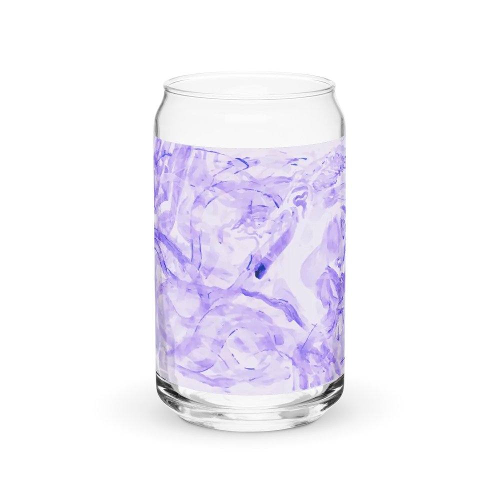 WRAPPED IN HOLY SPIRIT LAVENDER GLASS CUP product image (4)