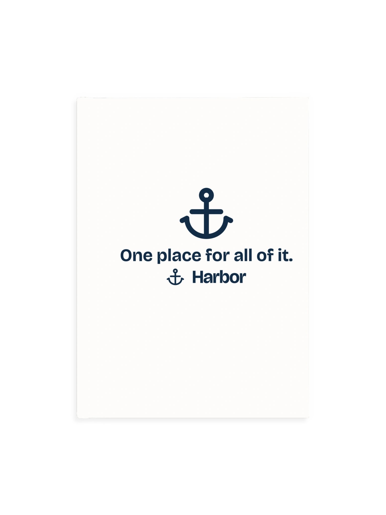 Harbor One Place Journal product image (1)