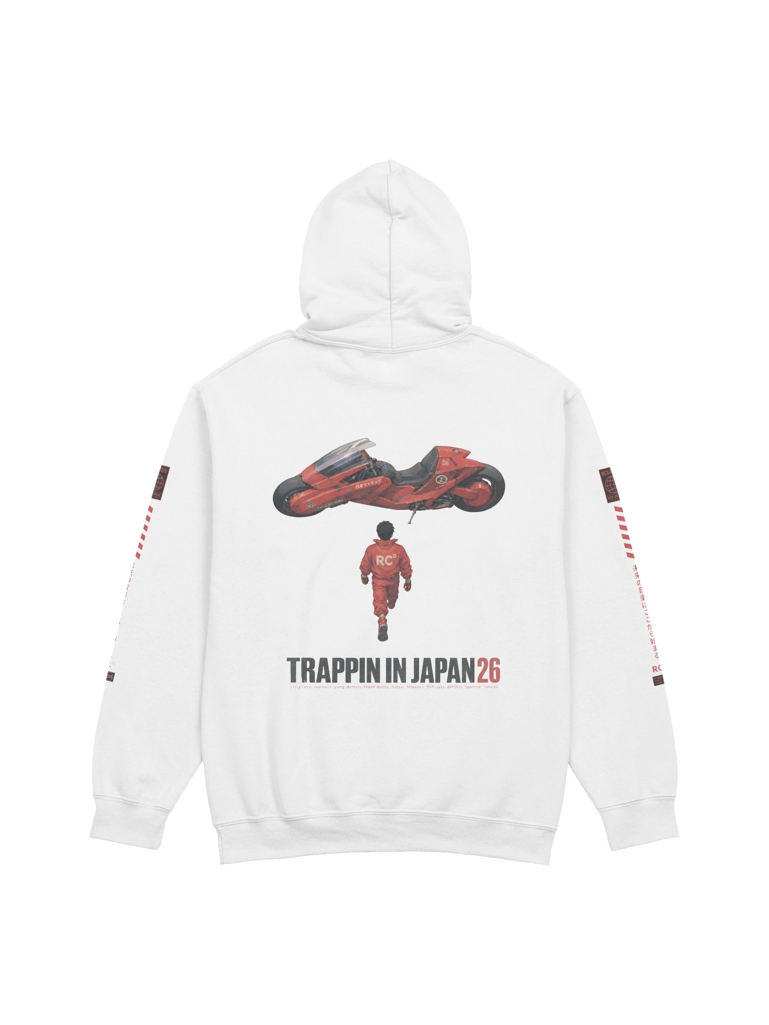 TRAPPIN IN JAPAN 26 Official Hoodie | 001 |– Ryan Celsius Cyber Streetwear Pullover product image (7)