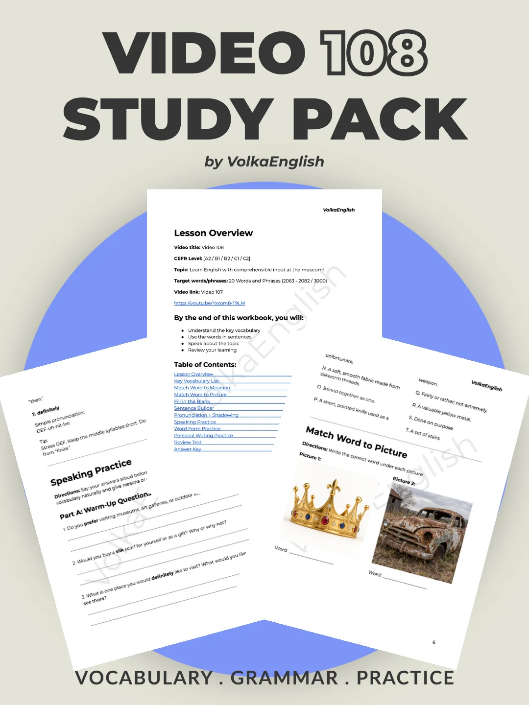Video 108 Study Pack product image (1)