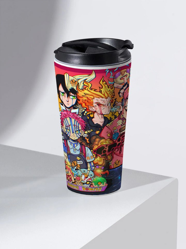 Anime Donuts Stainless Steel Travel Mug product image (2)