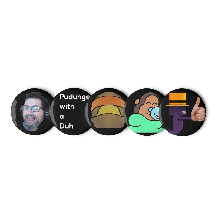 Puduhge With A Duh Pin Button Set product image (3)
