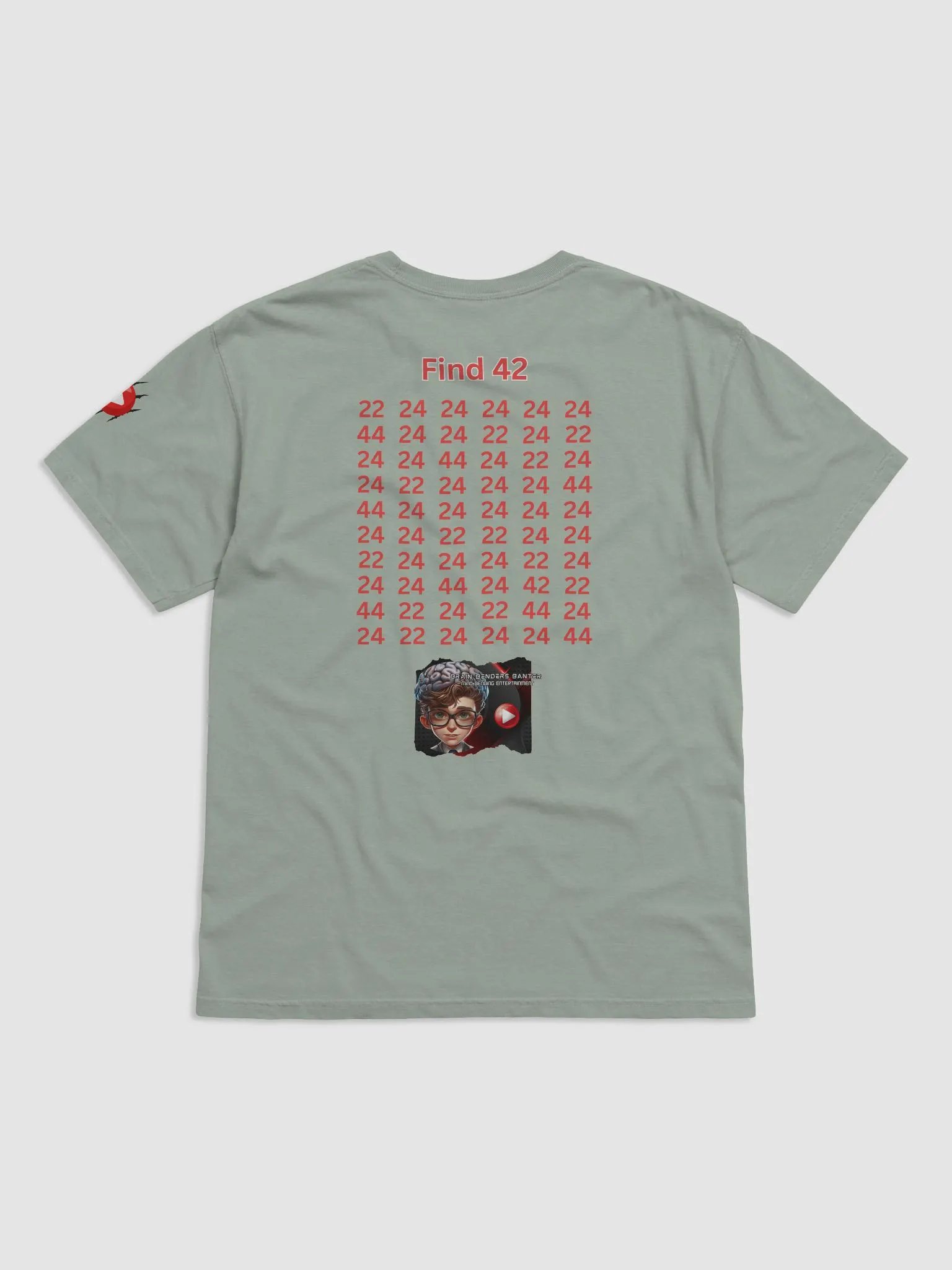 FREEDOM Mind-Bending Number Puzzle T-Shirt product image (2)